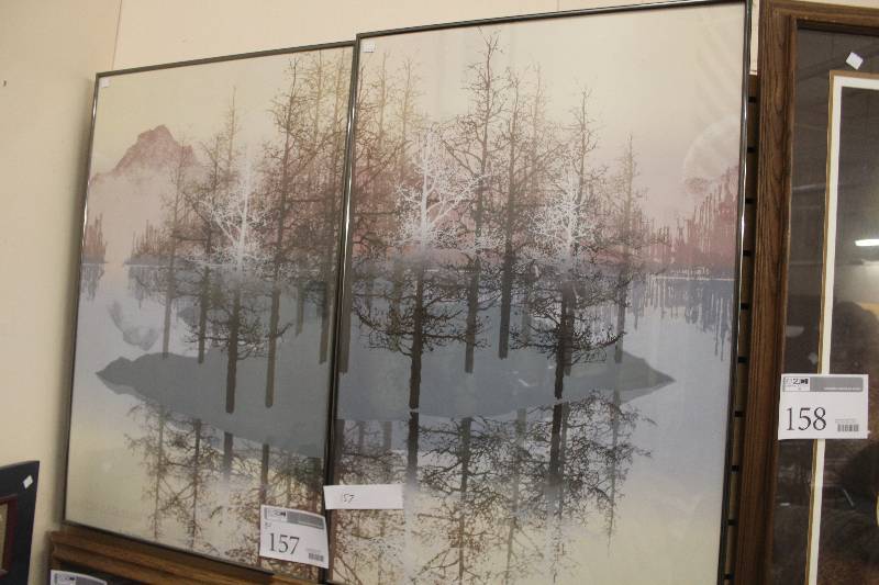 Lot of (2) Framed Wall Art