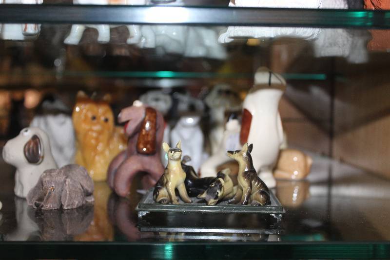 Shelf Lot of Home Decorations