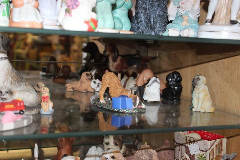 Shelf Lot of Home Decorations