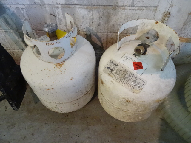 lot 74 image: 2 Propane Tanks 20 LB.
