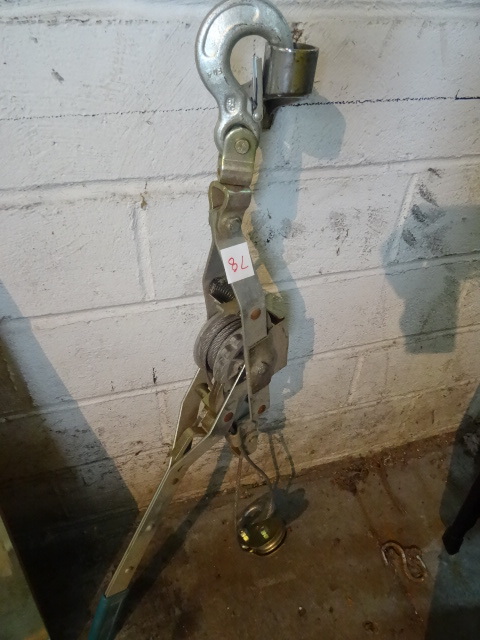lot 78 image: Cable Come Along