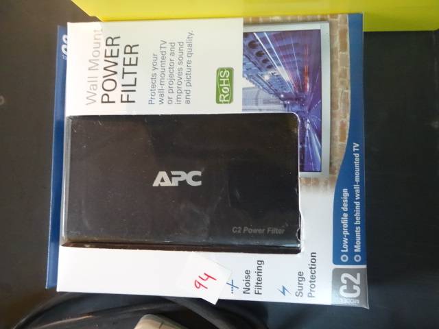 lot 94 image: APC Wall Mount Power Filter