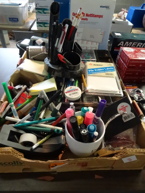 lot 109 image: Large Lot of Misc Office Supplies