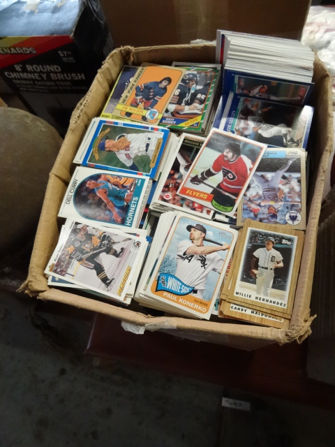 lot 113 image: Box Full of Misc Sports Cards