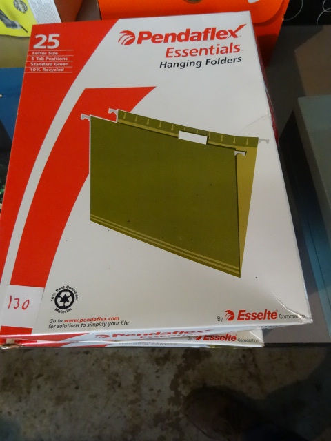 lot 130 image: Penda Flex Hanging Folders