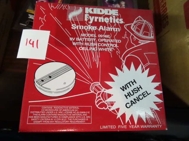 lot 141 image: Kiade Fyraetics Smoke Alarm Qty 3