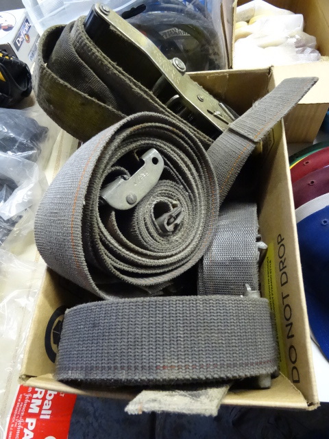 lot 158 image: Etrack Tie Down Straps