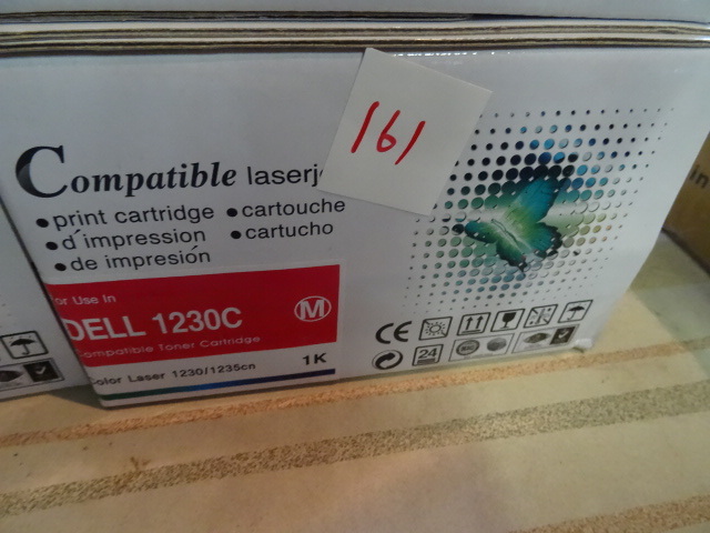 lot 161 image: Dell 1230C Tower Cartridge Magenta