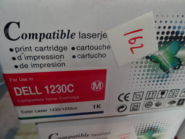 lot 162 image: Dell 1230C Tower Cartridge Magenta