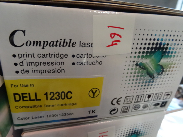 lot 164 image: Dell 1230C Tower Cartridge Yellow