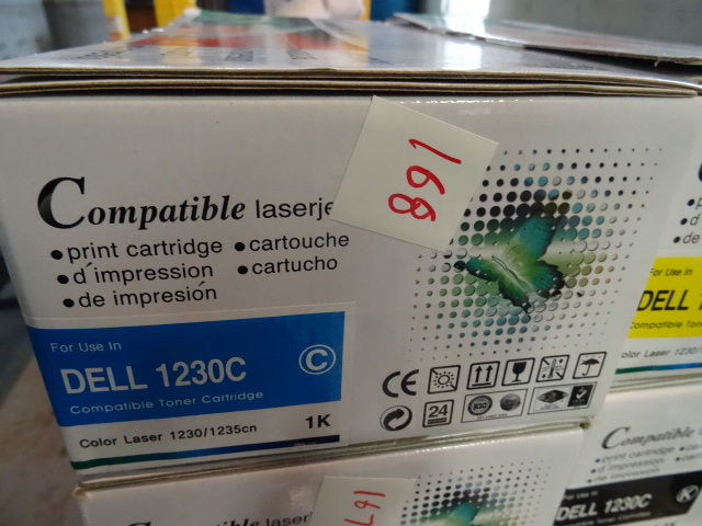 lot 168 image: Dell 1230C Tower Cartridge Cyan