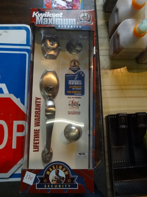lot 170 image: Kwikset Maximum Security Door