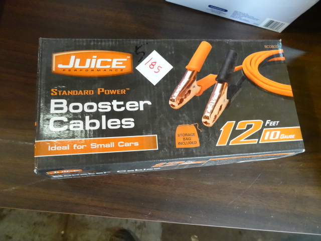 lot 185 image: Juice 10 Gauge Booster Cables 12