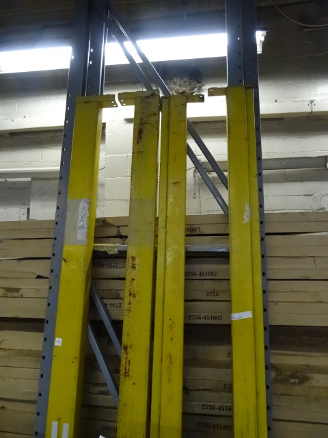 lot 245 image: Pallet Rack Shelving 2 Uprights