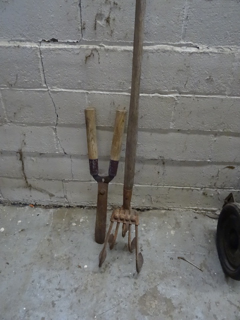 lot 258 image: Vintage Hand Cultivator Hedge