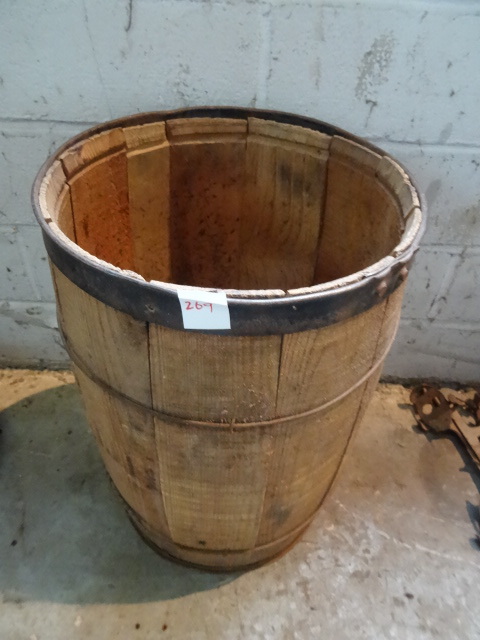 lot 269 image: Vintage Nail Keg