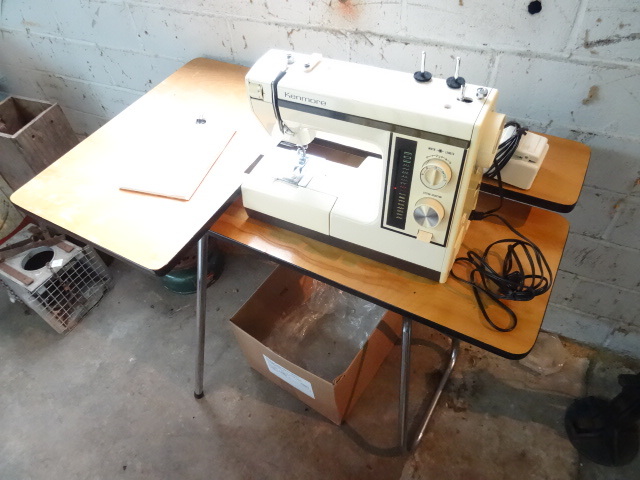 lot 273 image: Kenmore Sewing Machine and Table.