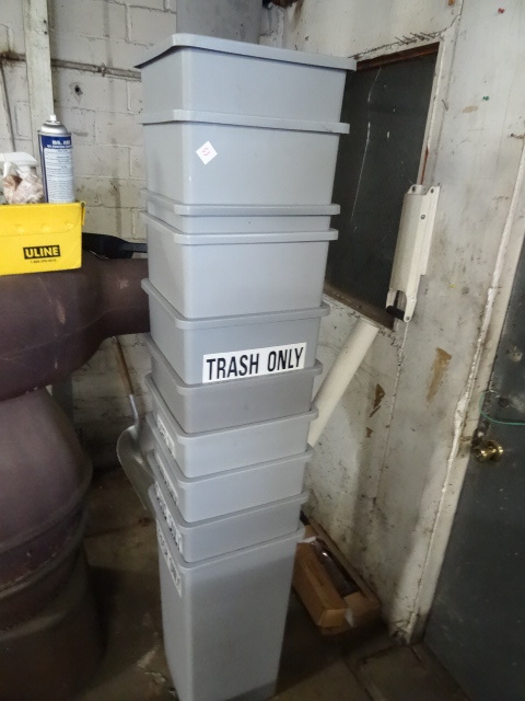 lot 53 image: 10 Plastic Garbage Cans