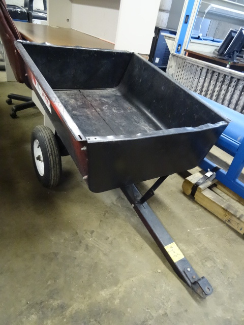 lot 55 image: Lawn and Garden Dump Trailer.