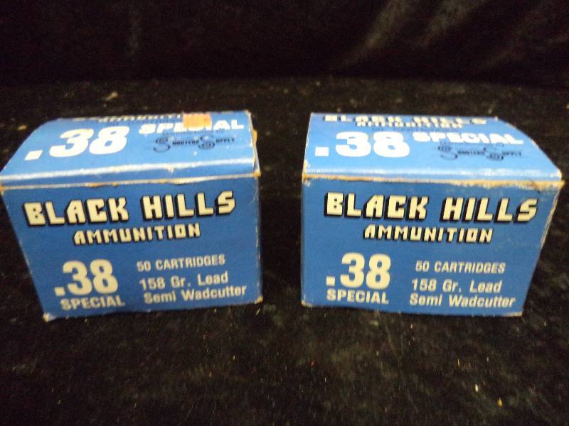 Ammo - Box Black Hills  .38 Special Ammo & Box Casings