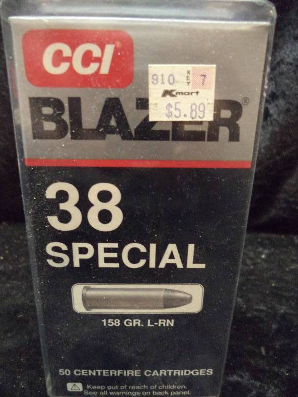 Ammo - CCI Blazer .38 Special, 158g