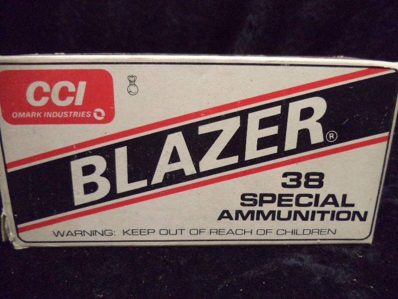 Ammo - .38 Special Ammo in CCI Blazer Box