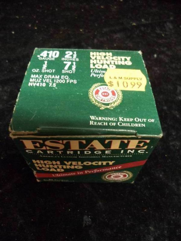 Ammo - Estate Cartridge 410 2.5