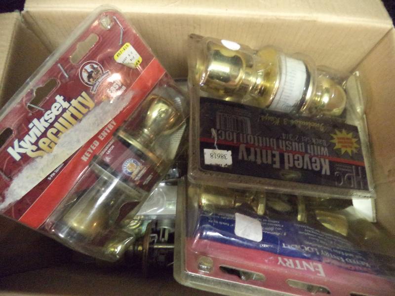 Lot - Locksets, Keys, Parts, Some NEW