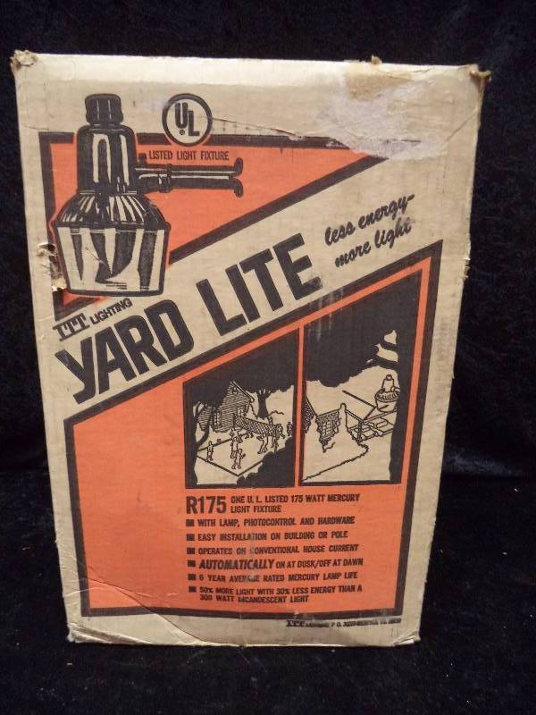 Yard Lite, Mercury Vapor, NEW