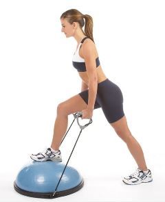 lot 107 image: BOSU Balance Trainer with Fitness Cords