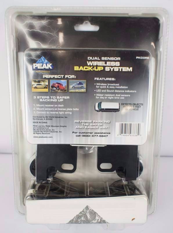 Peak Dual Sensor Back-up System