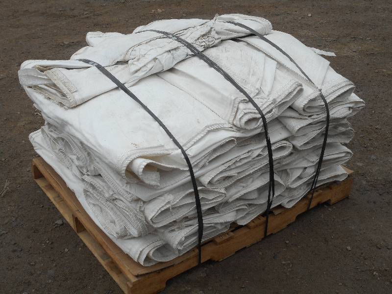 Pallet Of Approx (18) SuperSack Commercial Material Sacks LE April