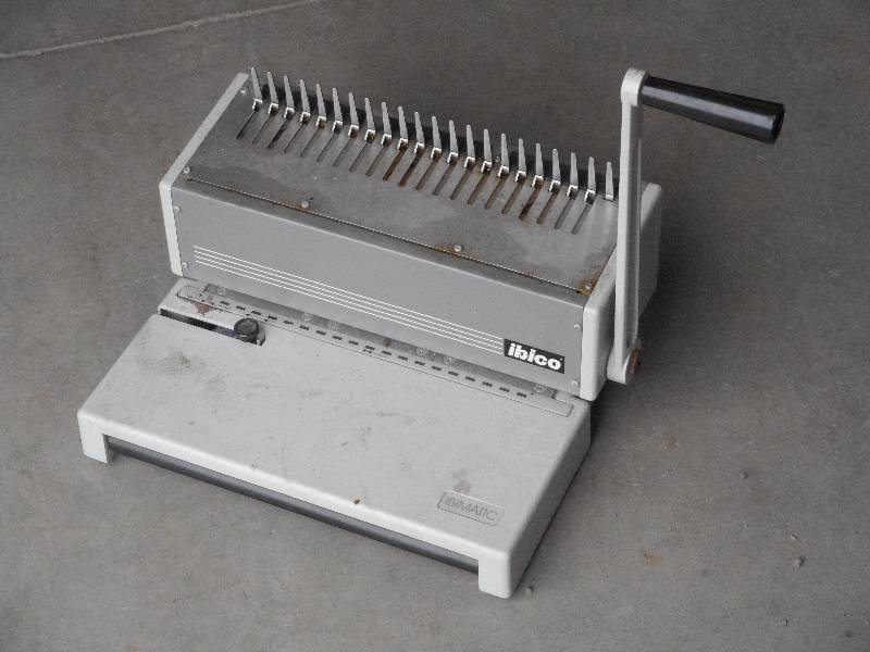 lot 24 image: (1) Paper Binding Machine