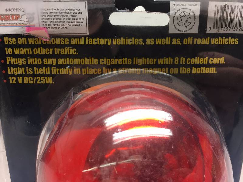 GRIP REVOLVING RED LIGHT