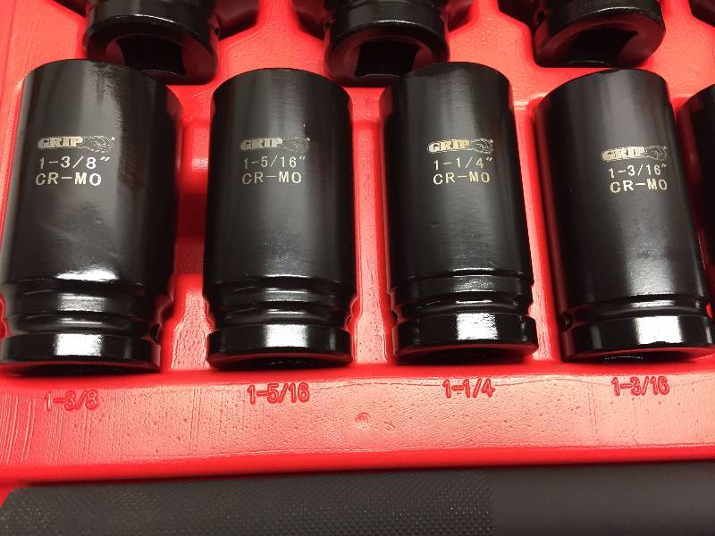 GRIP 34 IMPACT SOCKET SET