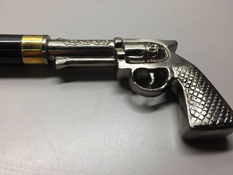 PISTOL CANE WITH SWORD INSIDE