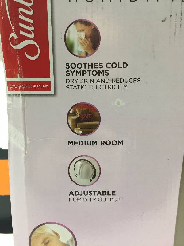 SUNBEAM VISIBLE MIST HUMIDIFIER