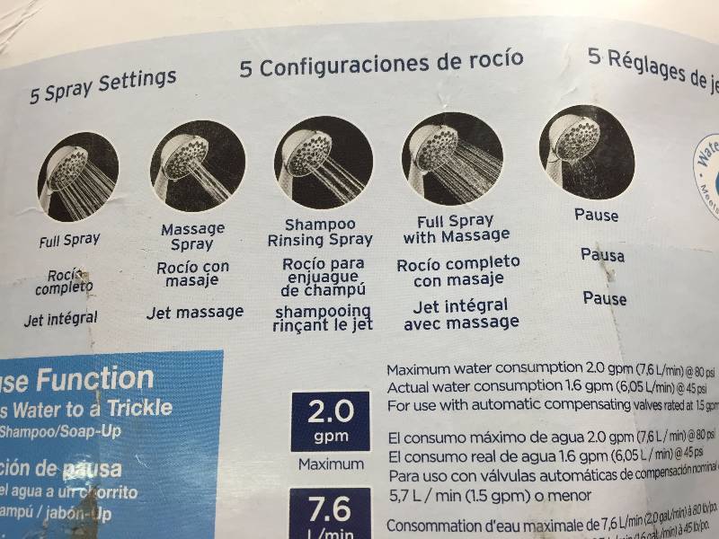 PEERLESS POWER MASSAGE HAND SHOWER