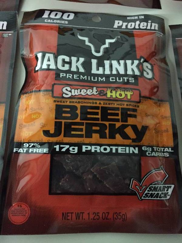 JACK LINKS SWEET N HOT BEEF JERKY
