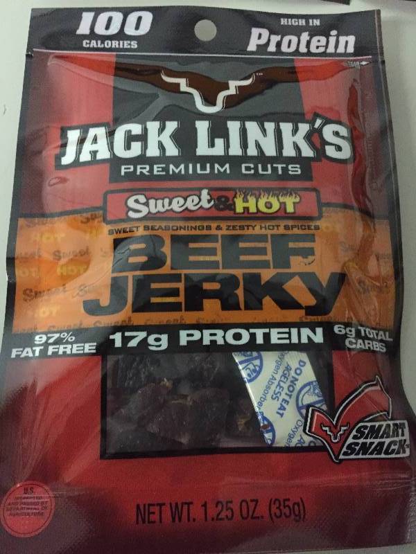 JACK LINKS SWEET N HOT BEEF JERKY