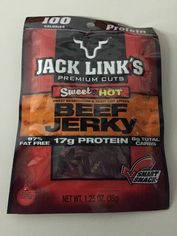 JACK LINKS SWEET N HOT BEEF JERKY