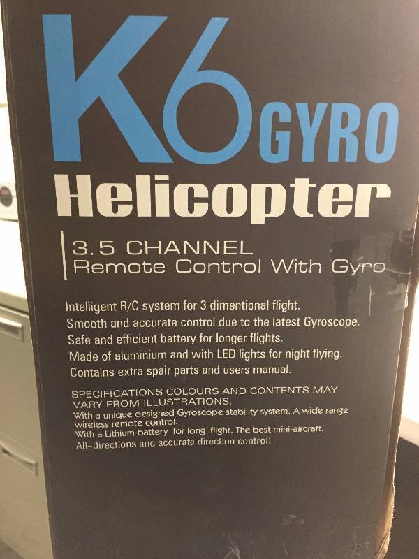 KINGCO K6 RC HELICOPTER SUPER GIANT