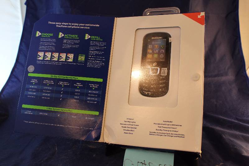 lot L72-223 image: Tracfone Samsung S150G Cell Phone RETAIL VALUE $65