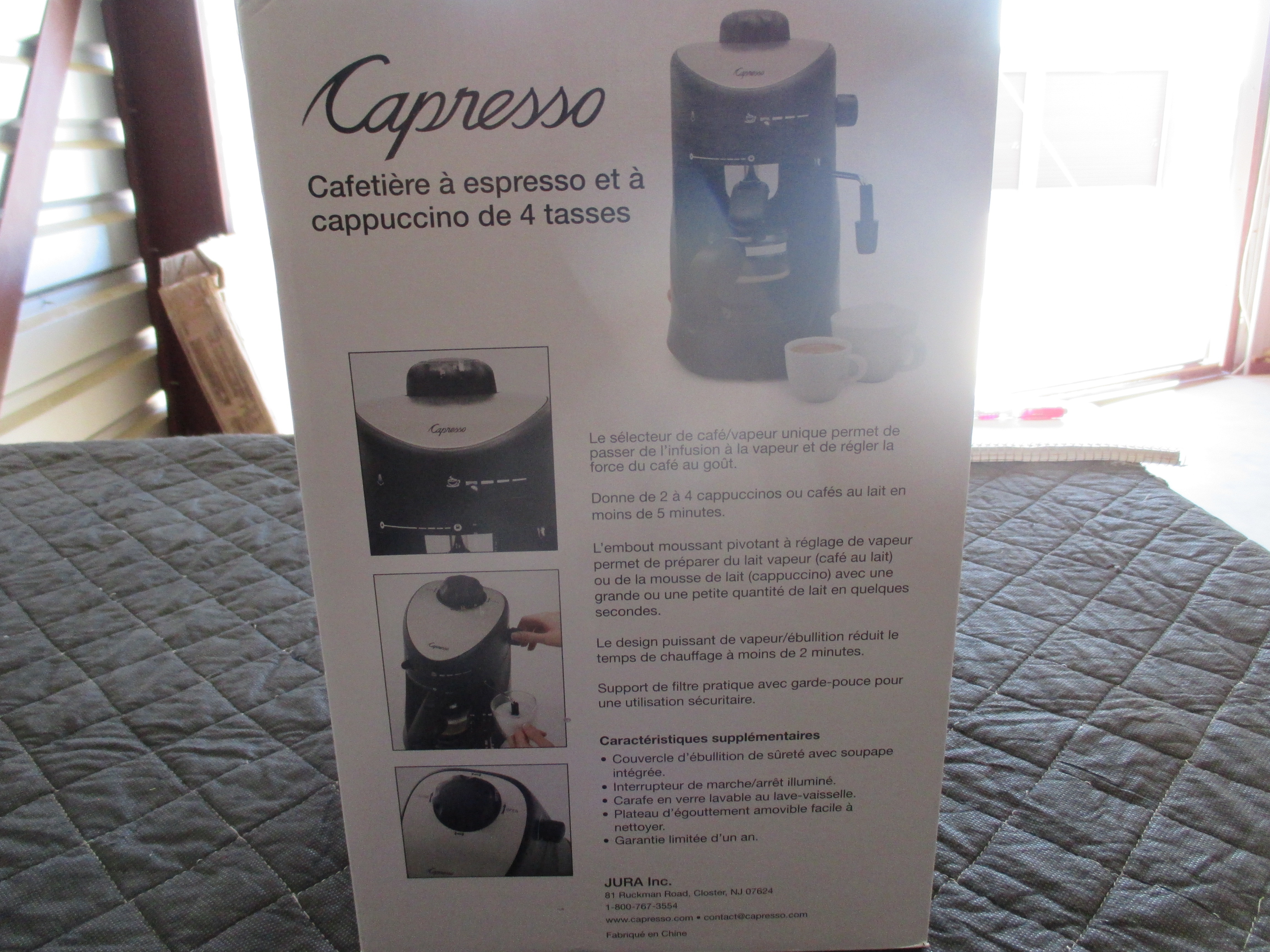 lot 104 image: Capresso 4-Cup Espresso & Cappuccino Machine