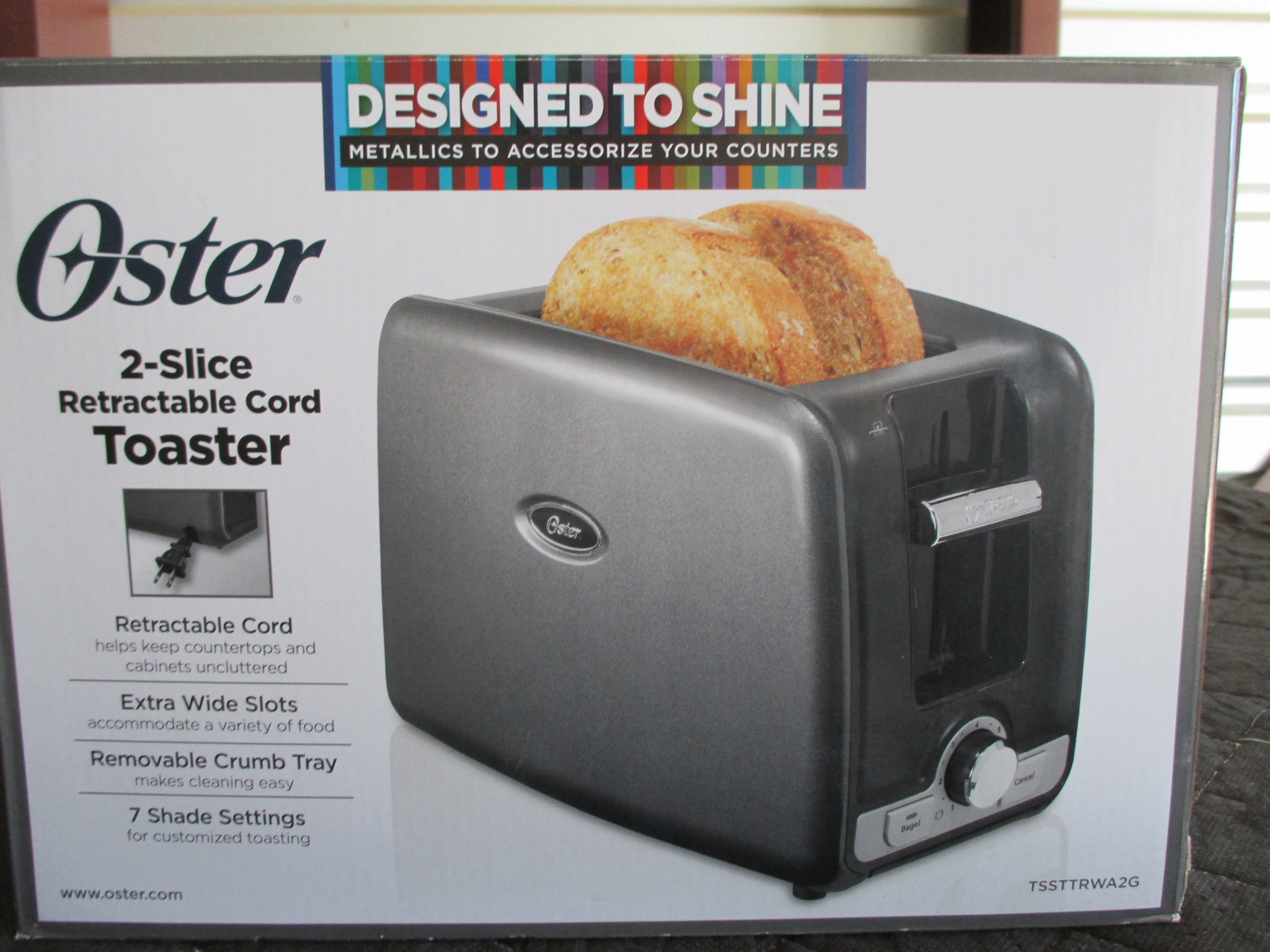 lot 110 image: Oster 2-Slice Toaster