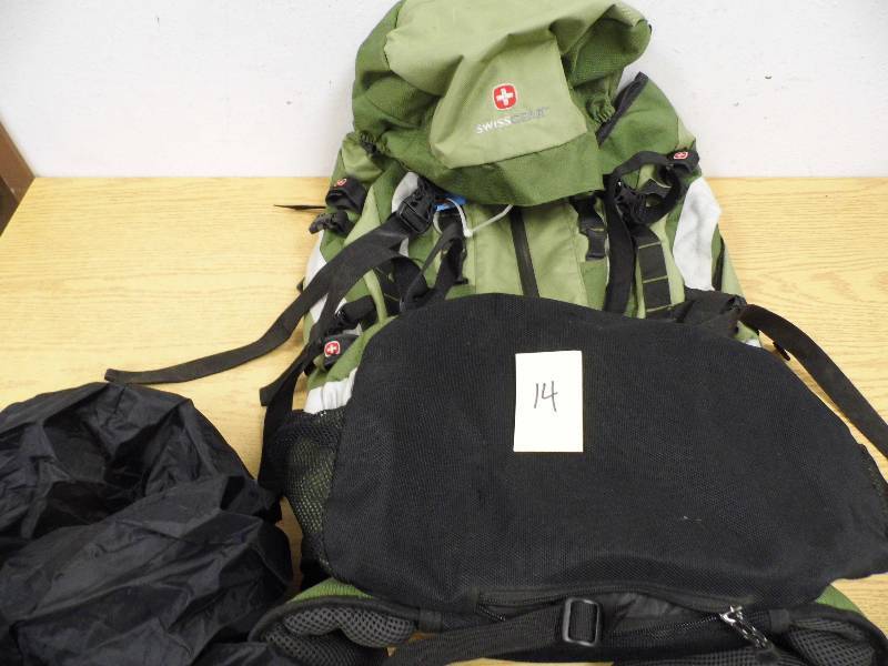 Swiss Army Backpack w Rain Cover