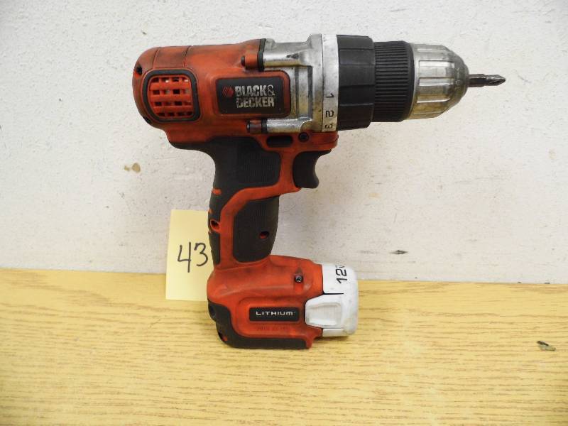 Black & Decker Lithium 12V Drill