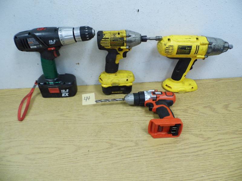 DeWalt, Black & Decker, Craftsman Drills