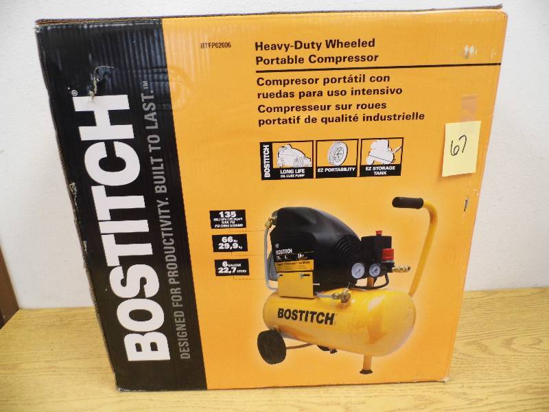 New Bostich Heavy Duty Portable Compressor