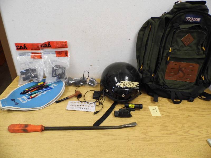 Backpack, Helmet, Scope, Tactical Illuminator